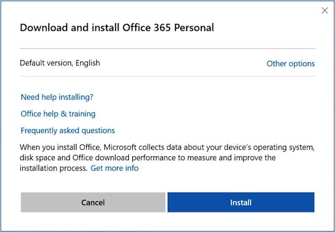 Install Office 365